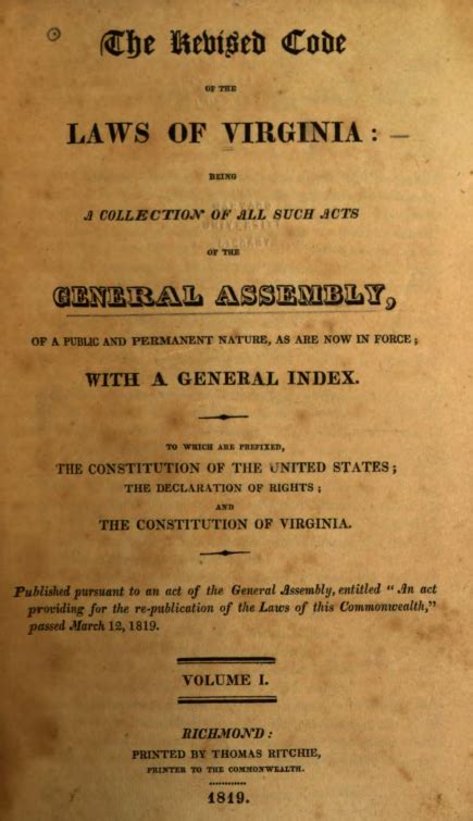 Code of Virginia Code .